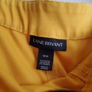 Lane Bryant Skirts - Mustard Ponte Knit Midi Circle Skirt Lane Bryant Skirts - Mustard Ponte Knit Midi Circle Skirt